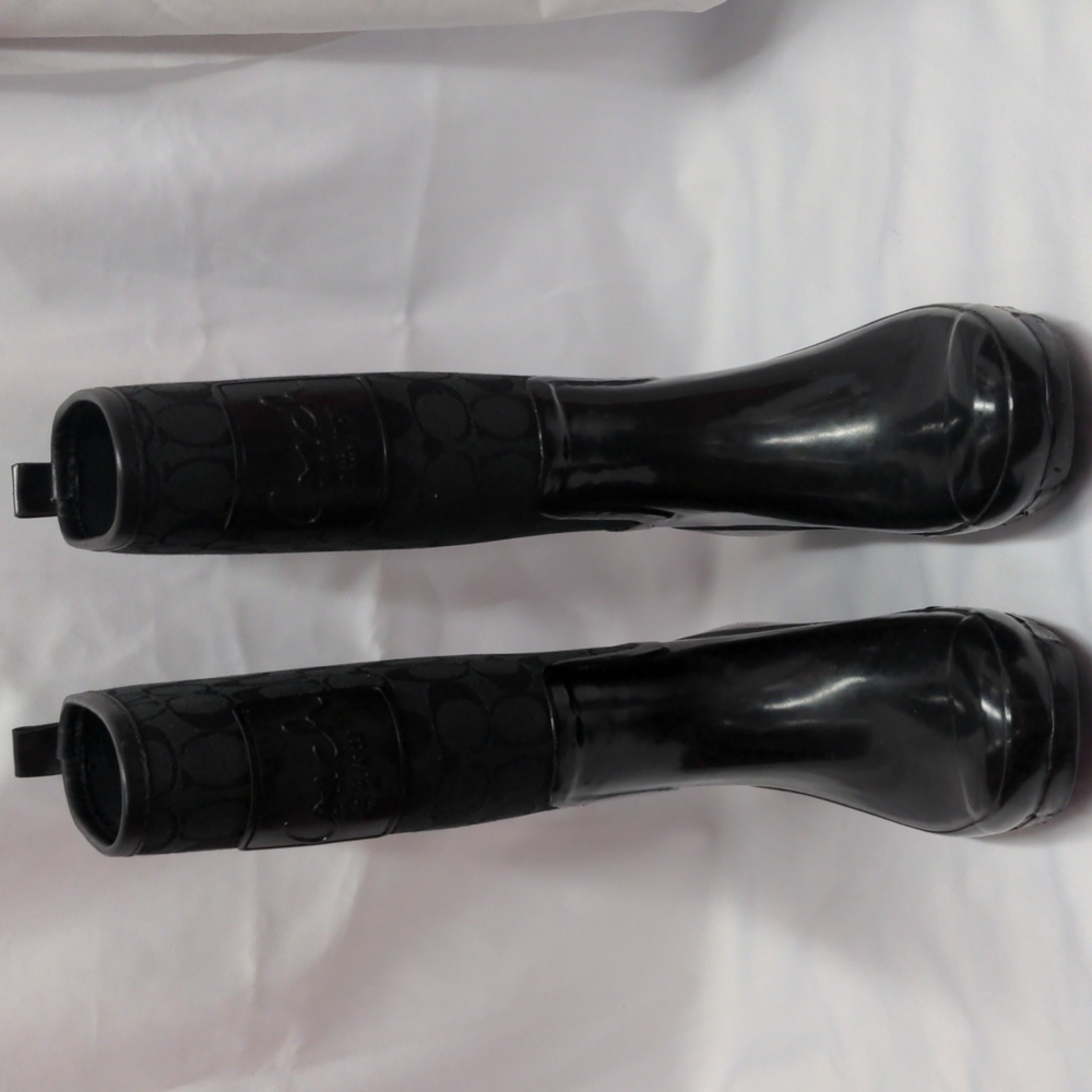 Coach rain boots
